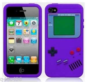 IPHONE4S 4G Nintendo Game Boy silicone case cover iPhone4 4S PURPLE U 