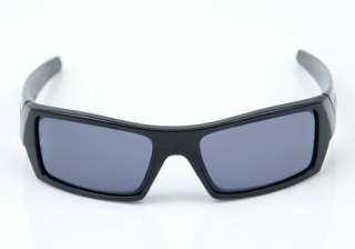 Authentic OAKLEY GASCAN POLISHED BLACK GREY Sunglasses 03 471  