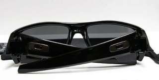 Oakley Sunglasses Gascan Polished Black w Grey Polarized Lenses 