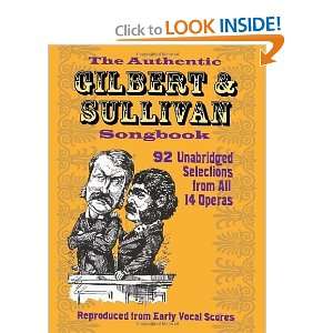  Gilbert & Sullivan Songbook (Dover Vocal Scores) [Paperback]: W. S