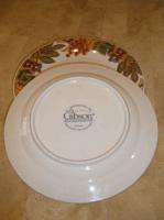 Gibson Everyday Dinnerware Grapes/Flowers 2 Salad Plate  
