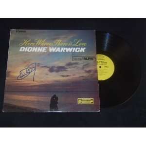 Dionne Warwick Here Where there is Love   Signed Autographed Record 