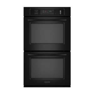   27 In. Black Double Electric Wall Oven   KEBS278SBL