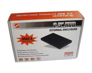 USB 3.0 SATA 2.5 Hard Drive HDD Aluminum Enclosure NEW  