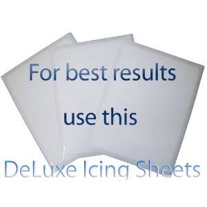  Deluxe Edible Image Print on Icing Sheets 4 Sheets Letter 