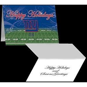 New York Giants Holiday Greeting Cards Box of 21  