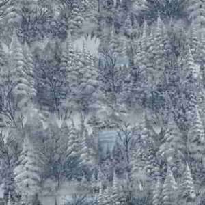   Moda Fabrics, Evergreen Trees Covered with Snow Arts, Crafts & Sewing