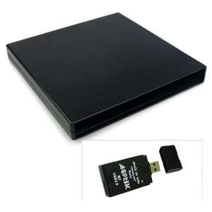  USB 2.0 External Slim CD/DVD Drive Enclosure Case For 