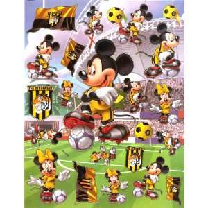 Mickey Mouse World Cup Soccer Football Disney Sticker Sheet PM499 