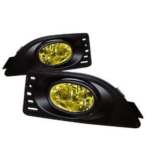   05 06 Acura RSX Yellow Fog Lights with Wiring & Switch Kit Automotive