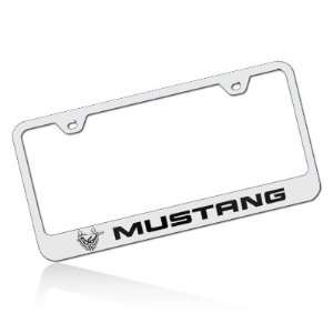  Ford Mustang 45th Anniversary Polished Steel License Frame 
