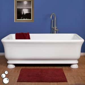 69 Cesi Double Ended Freestanding Acrylic Air Bath Tub   No Overflow 