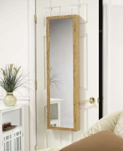 MIRROR JEWELRY ARMOIRE ORGANIZER OVER DOOR OR WALL HANG CHOICE OF 6 