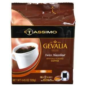  Gevalia Swiss Hazelnut Tassimo T Discs Coffee 16ct 