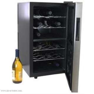    182ED NewAir 18 Bottle Dual Zone Wine Cooler With Interior LED Light