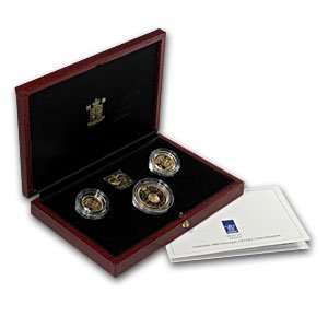    Great Britain 1994 Sovereign Gold 3 Coin Proof Set: Toys & Games