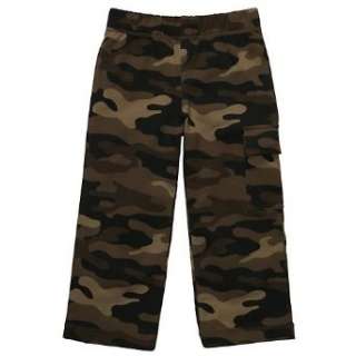    Carters Boys 2T 4T French Terry Camouflage Cargo Pant Clothing