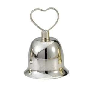  Chrome placecard bell; heart top