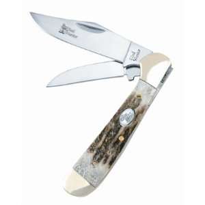   Pocket Knife LOCKING COPPERHEAD Deer Stag SW 104DS: Sports & Outdoors