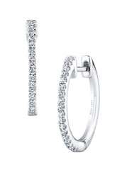 Bony Levy Diamond Hoop Earrings ( Exclusive) Was $995.00 Now 
