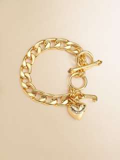 Juicy Couture   Girls Starter Charm Bracelet/Gold   Saks 