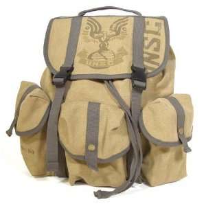  Halo 3 Khaki and Brown UNSC Canvas Backpack Toys & Games