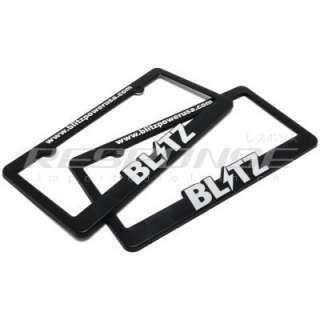 Blitz offers these cool license plate frames for those who want to 