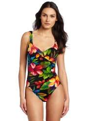 Miraclesuit Womens Rainbow Brights Escape One Piece Swimsuit
