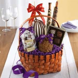Thank You Gourmet Caramel and Chocolate Apple Gift Baskets  