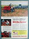 1953 Farmall Super C Farm Tractor Photos Vintage IH Ad  