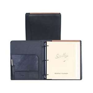  Scully Leather 3 Ring Binder Black Electronics