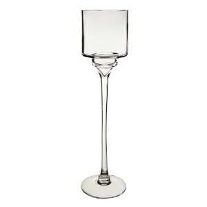  Hurricane Candle Holder, Vases, H 16, Open D 4, Clear (6 