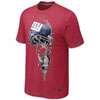   NFL Tri Blend Helmet T Shirt   Mens   New York Giants   Red / Navy