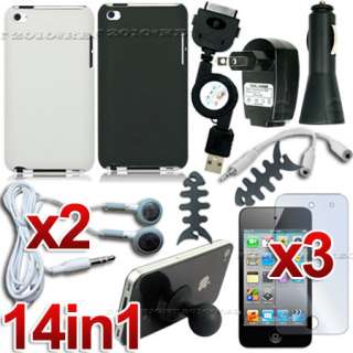 14 ACCESSORY CASE HOLDER CHARGER FOR IPOD TOUCH 4TH 4 G  