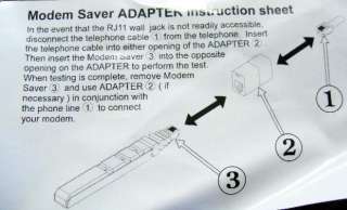 LOT OF 5) IBM Modem Saver Telephone Phone Line Tester  