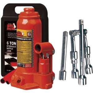  Torin Fast Lift Bottle Jack with Wrench   6 Ton Capacity 