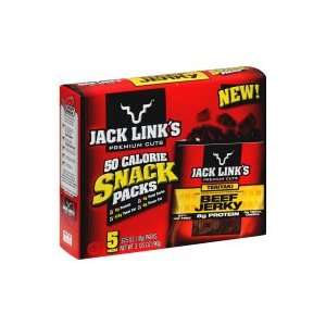 Jack Links Premium Cuts Beef Jerky, 50 Calorie Snack Packs, Teriyaki 