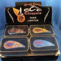   LOT OF 12 ORANGE COUNTY CHOPPERS MOTORCYCLE GAS TANK LIGHTERS NEW YORK