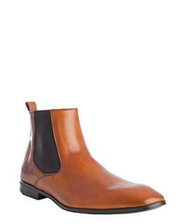Gordon Rush tan leather Dorset chelsea boots