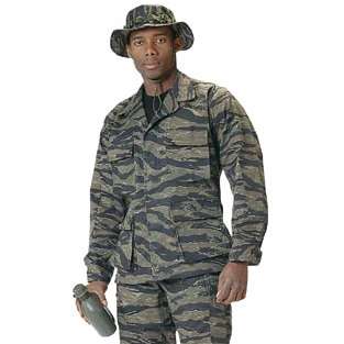 Tiger Stripe BDU Military Tactical Army Uniform Shirt  