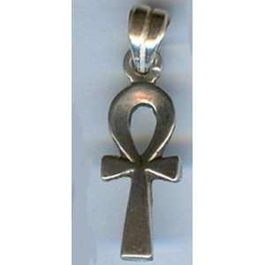  Egyptian Silver Ankh Key Pendant / Charm 