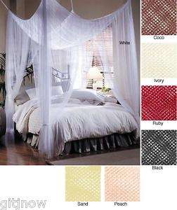 NEW * Bed Canopy Netting ~ Any Color ~ Highly Rated  