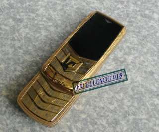   UNLOCKED DUAL BAND GOLD CELL PHONE DUAL SIM GSM NETWORK CAMERA MP3