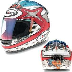  Suomy Spec 1R Extreme Chief Full Face Helmet X Large  Red 