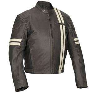  River Road Roadster Leather Jacket   2010   50/Brown Automotive