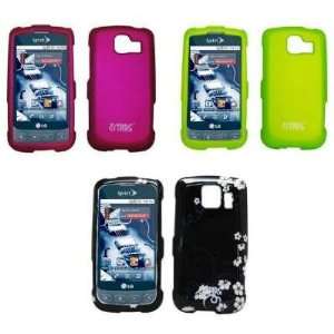  EMPIRE LG Optimus S LS670 3 Pack of Snap on Case Covers 