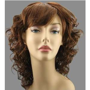  Isabella wigs, Long Curly Synthetic Women wigs, Cinnamon 