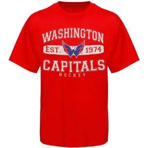   Washington Capitals Youth Cleric T Shirt   Red