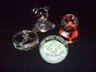 Lot of Four Assorted Glass Paperweights