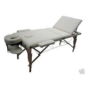  77 L 3 Pad Cream PU Reiki Portable Massage Table: Home 